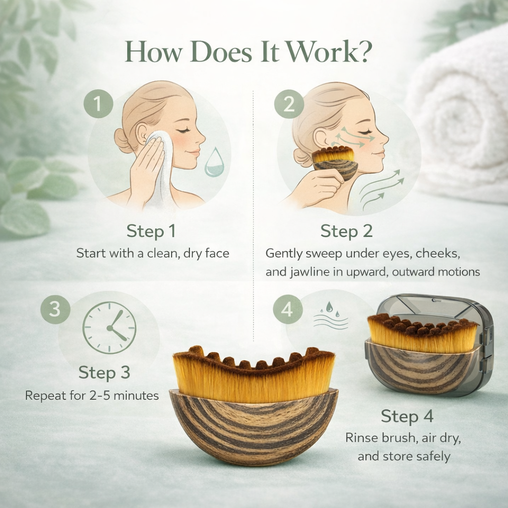 LymphaFlow™ - Lymphatic Contour Face Brush